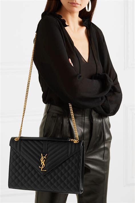 ysl envelope bag black large|ysl envelope bag review.